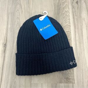 Columbia Hat Unisex OS Watch Dark Navy Blue Knit Winter Beanie Cap NWT‎
